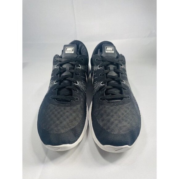 Nike Women's Flex Fury Athletic Black White Running Shoes Sneakers Size 12 - Picture 4 of 10
